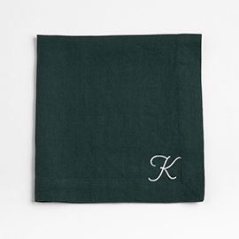 Marin Spruce Green Linen Napkin