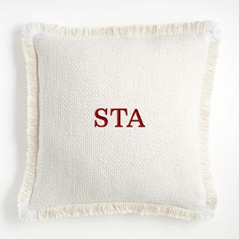 Weekend Arctic Organic Cotton Throw Pillow Cove