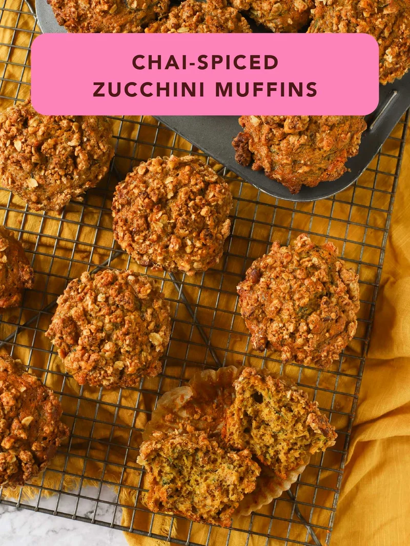 Chai-Spiced Zucchini Muffins