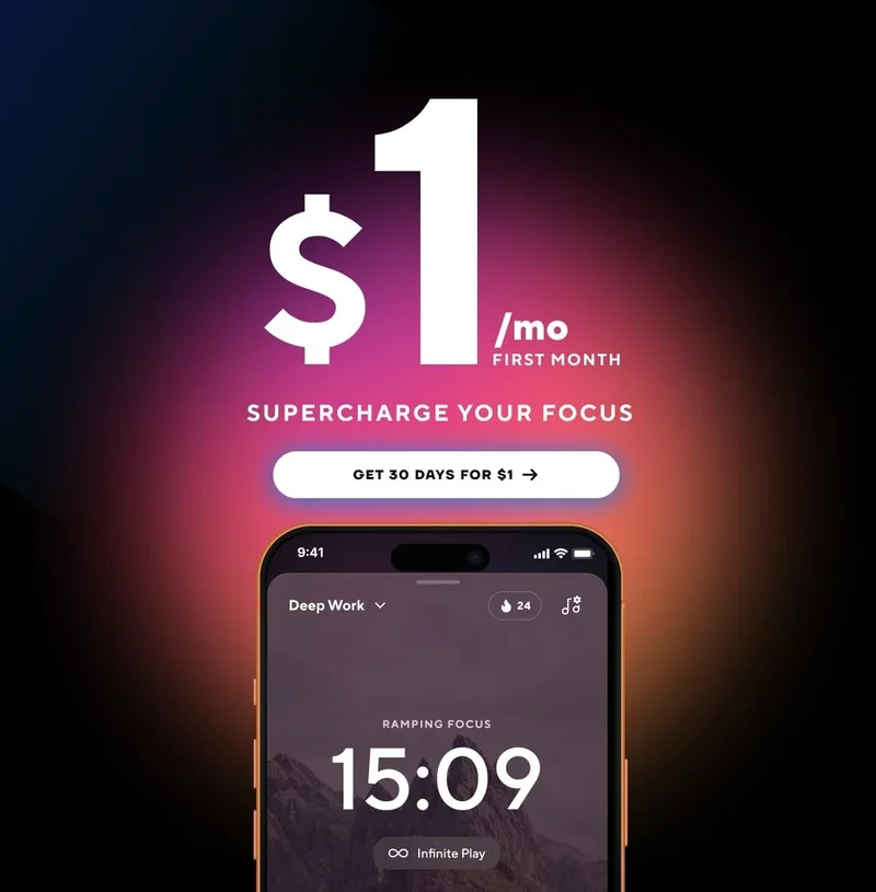 $1/month
