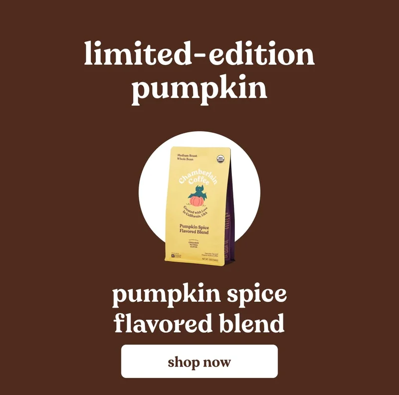 pumpkin spice flavored blend
