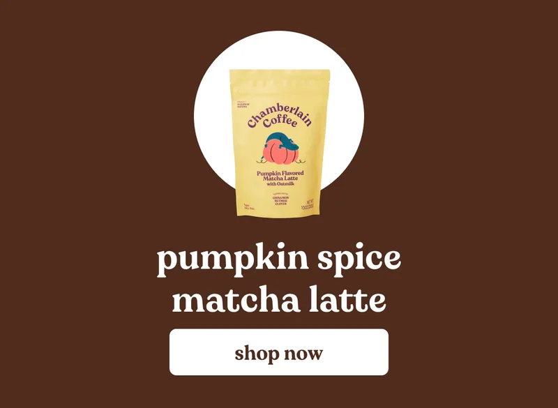 pumpkin spice matcha latte