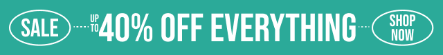 Up To 40% Off Sitewide