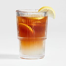 Atwell Ribbed Highball Glass