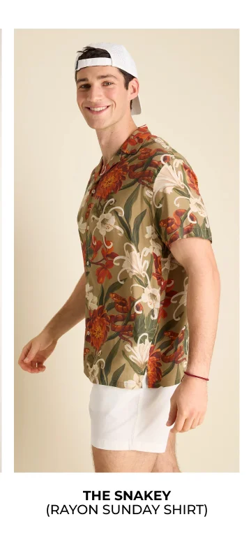Rayon Sunday Shirt: The Snakey