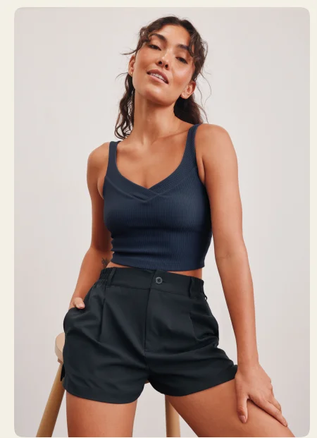 Status Shorts in Nocturnal Navy