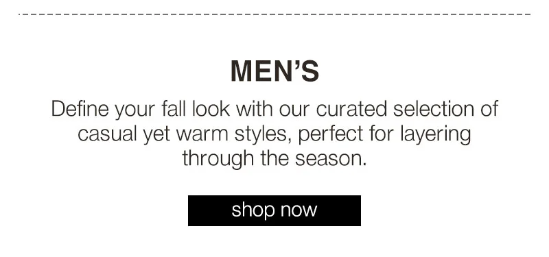 Shop Men's Apparel