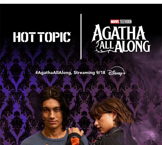 Hot Topic and Agatha All Along. Shop Now