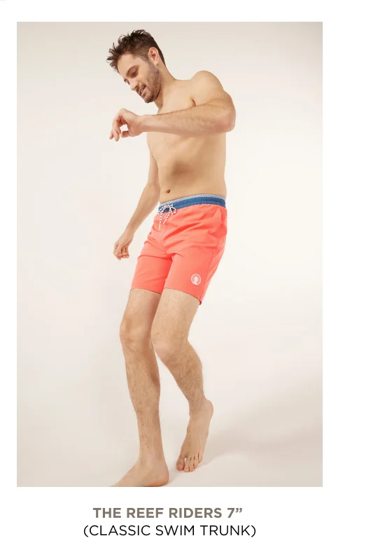Classic Swim Trunk: The Reef Riders 7"