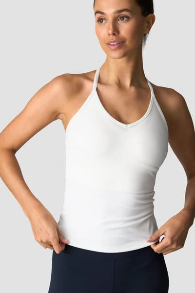 Image of Nimble Strappy Tank Top W White