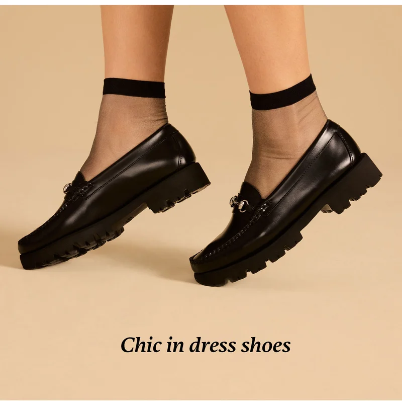 Chic in dress shoes