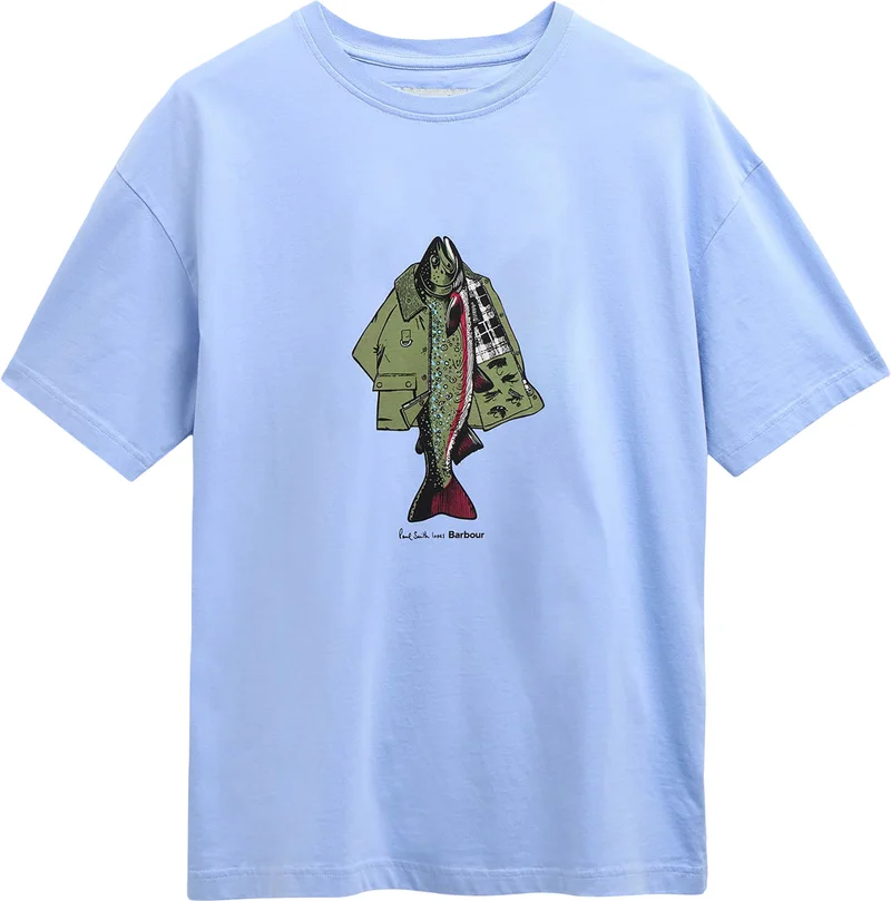 Barbour,  Barbour X Paul Smith Fishing Jacket T-Shirt - Men's