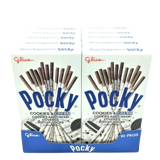 Image of Glico Pocky Cookies & Cream Biscuit Stick (10 Pack)