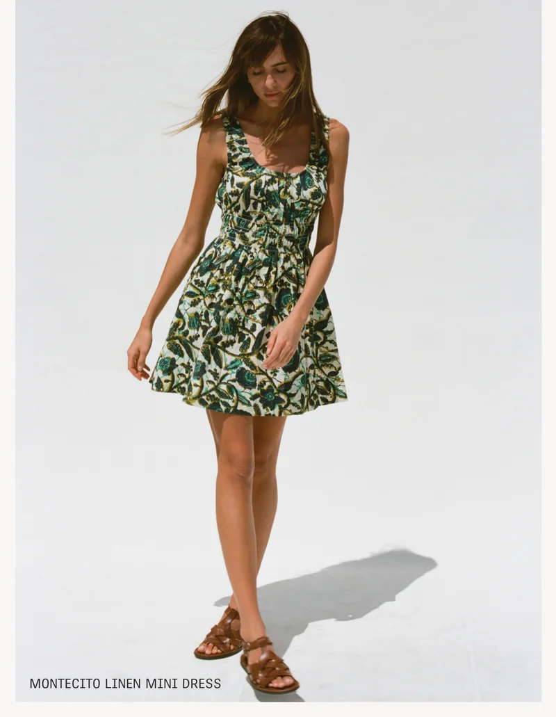 Montecito Linen Mini Dress