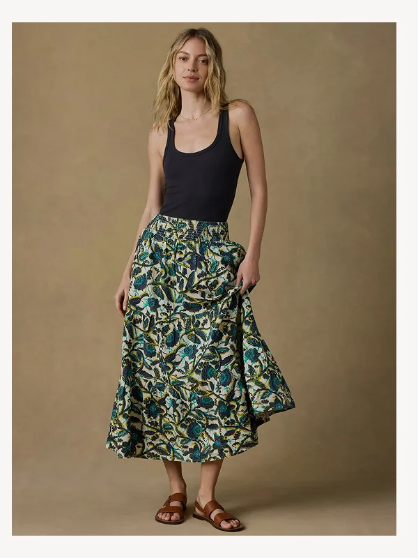 Montecito Linen Maxi Skirt
