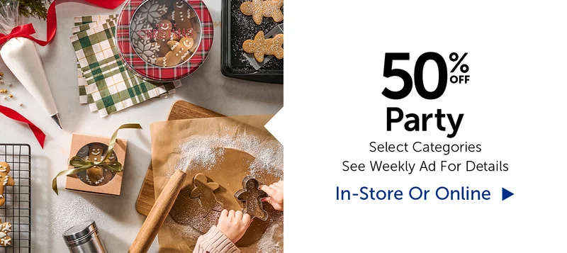 50% Off Party - Select Categories