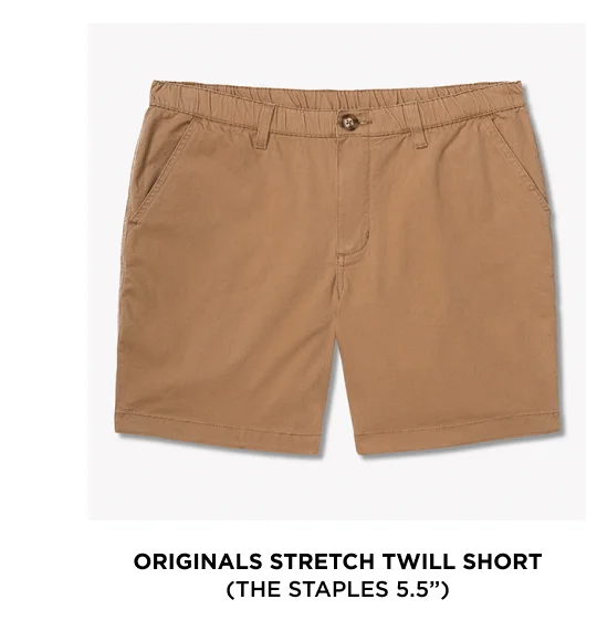 Originals Stretch Twill Short: The Staples