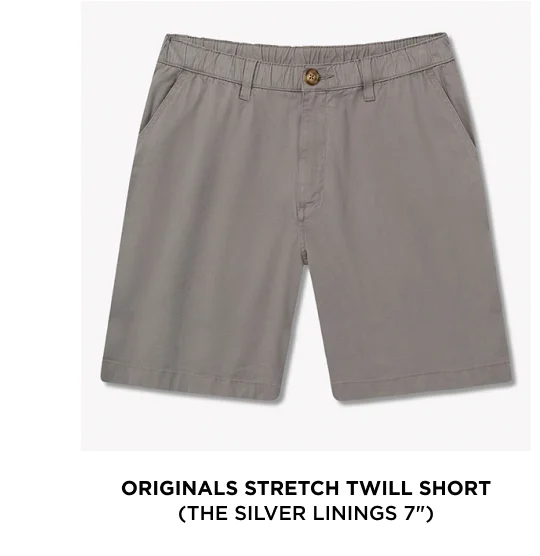 Originals Stretch Twill Short: The Silver Linings