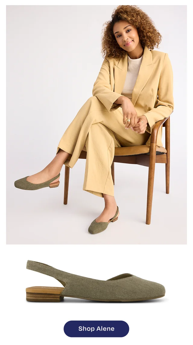 Shop Alene Slingback Flat - Button