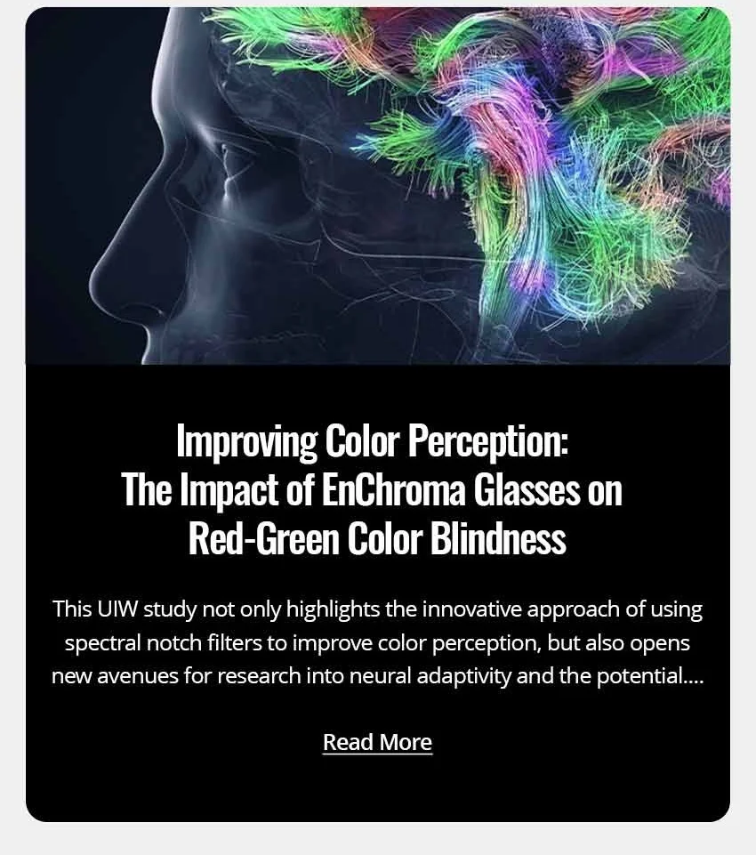 Improving Color Perception: The Impact of EnChroma Glasses on Red-Green Color Blindness. Read More