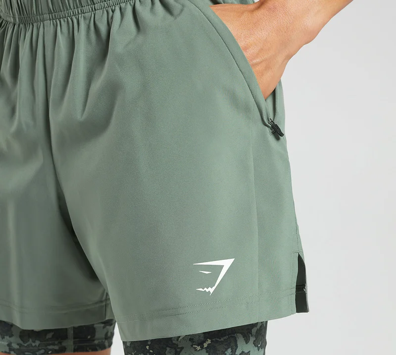 SPORT 5'' 2 IN 1 SHORTS