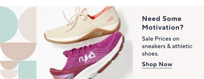 sale priced sneakers