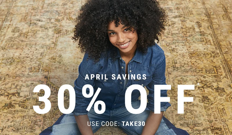 April savings 30% off*