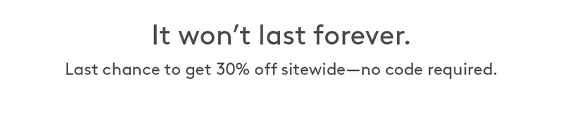 Get 30% Off Sitewide