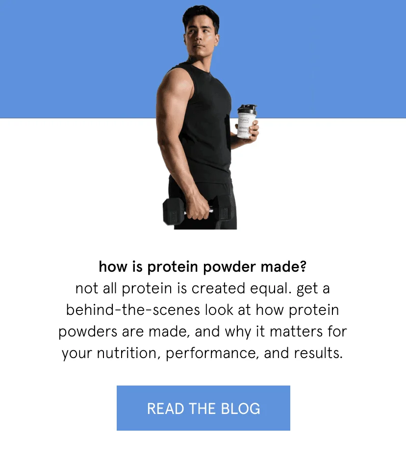 how is protein powder made