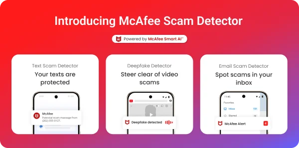 McAfee Scam Detector