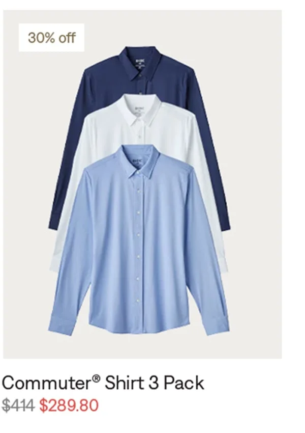 Commuter® Shirt 3 Pack