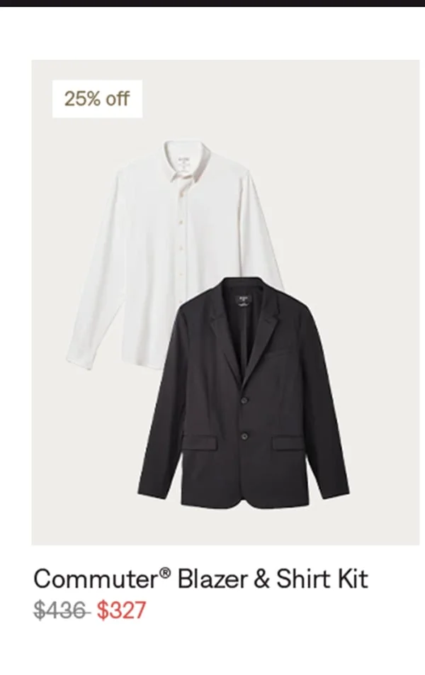 Commuter® Blazer & Shirt Kit