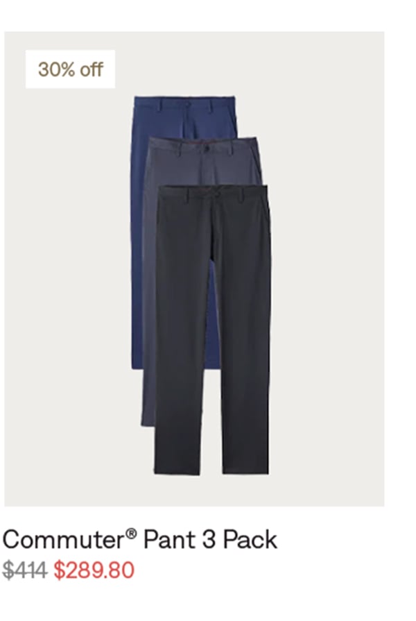 Commuter® Pant 3 Pack