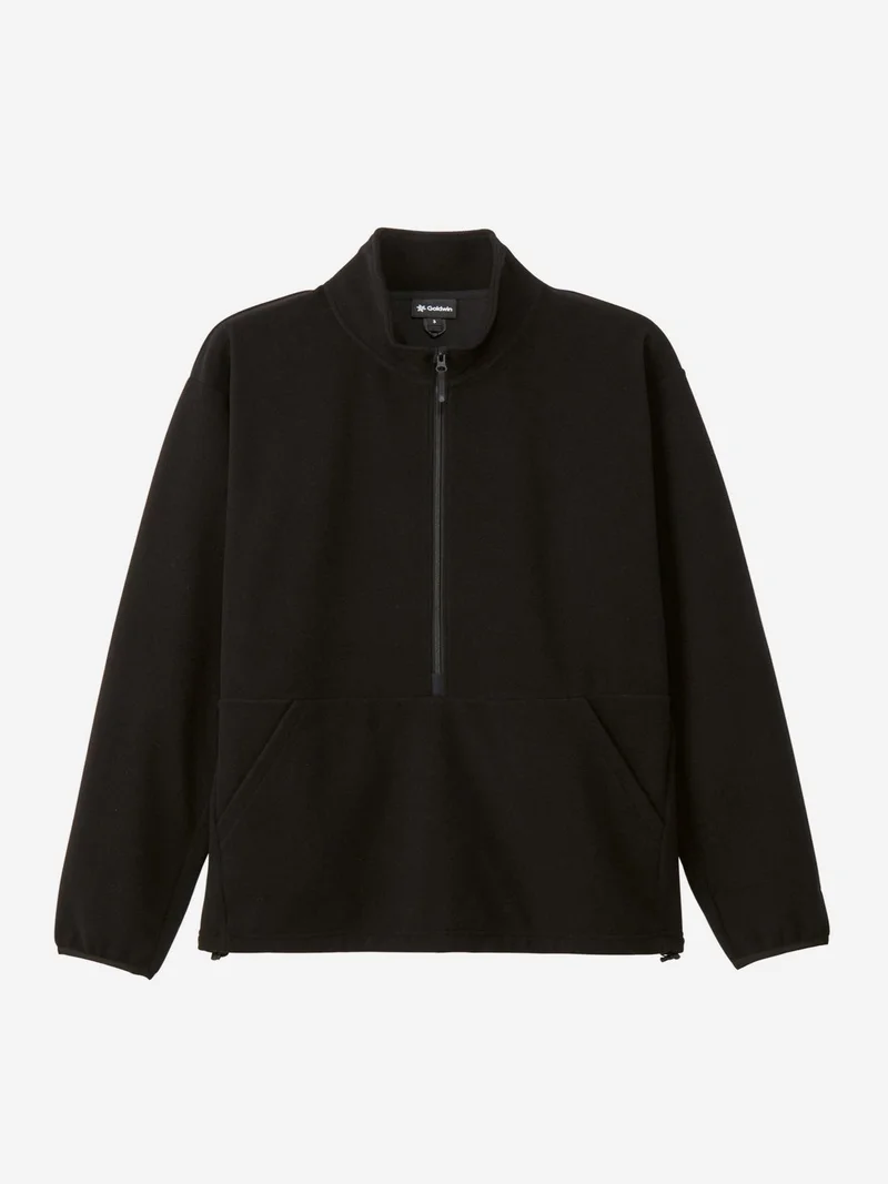Image of Goldwin Polartec Power Stretch Half Zip Pullover - Black