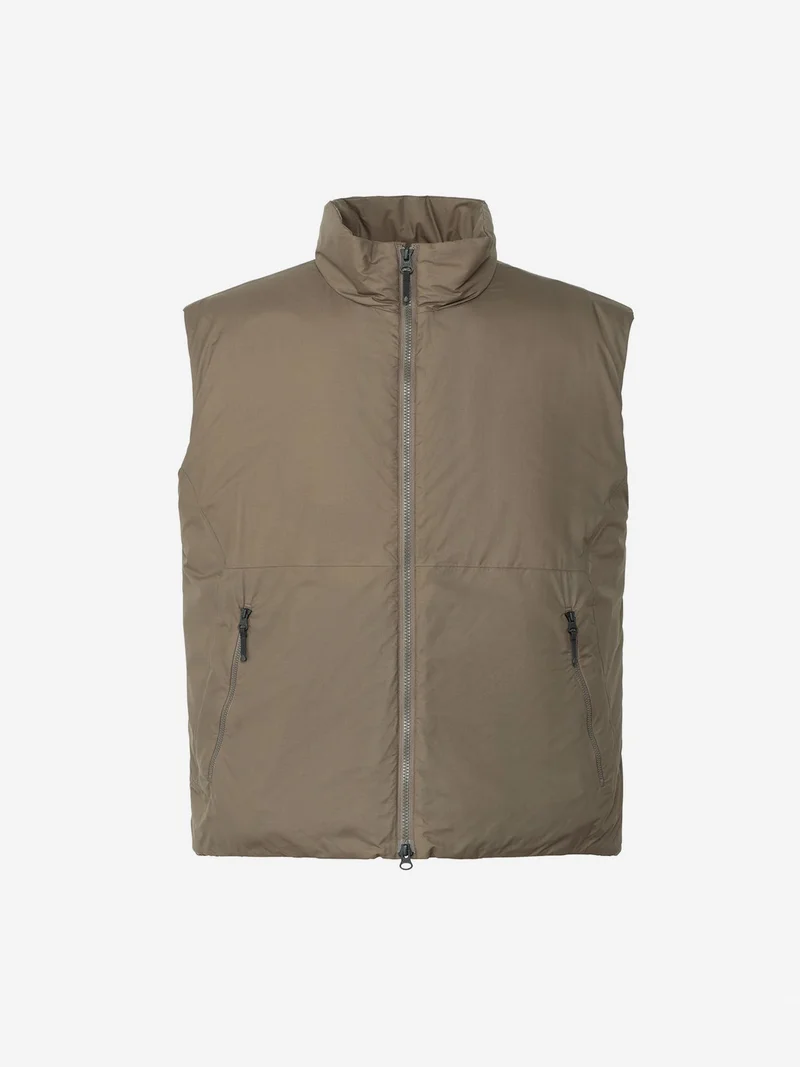 Image of Goldwin Windstopper Goretex Labs Puffy Vest - Major Brown