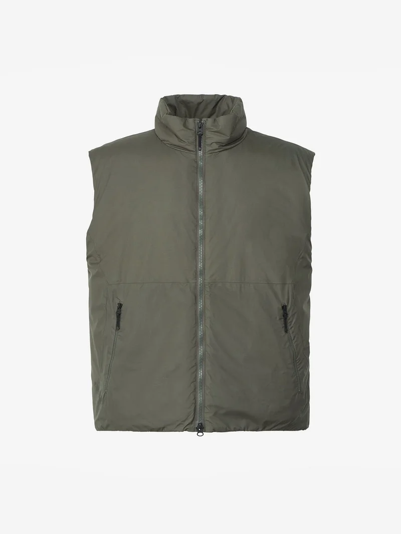 Image of Goldwin GORE-TEX Windstopper Puffy Vest - Dark Olive