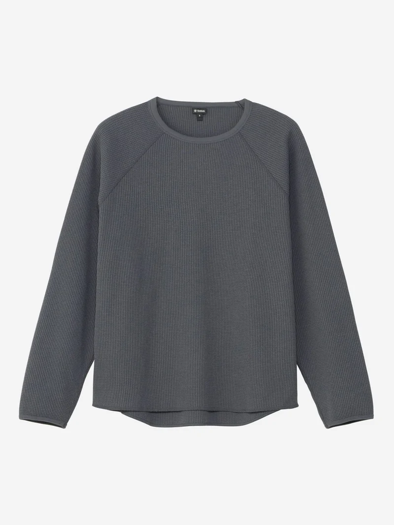 Image of Goldwin WF Light Long Sleeve T-Shirt - Cloud Grey