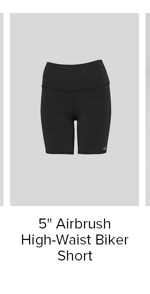 5IN AIRBRUSH HIGH-WAIST BIKER SHORT