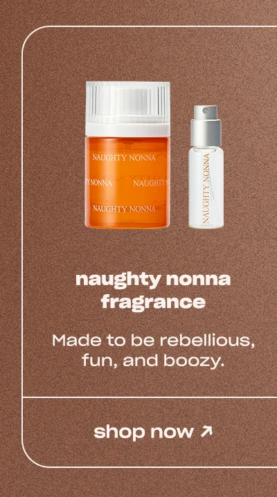 naughty nonna: made to be rebellious, fun, and boozy.