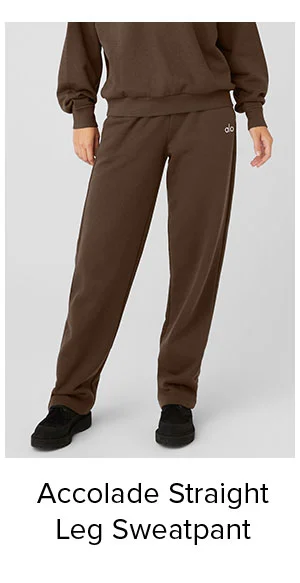 ACCOLADE STRAIGHT LEG SWEATPANT