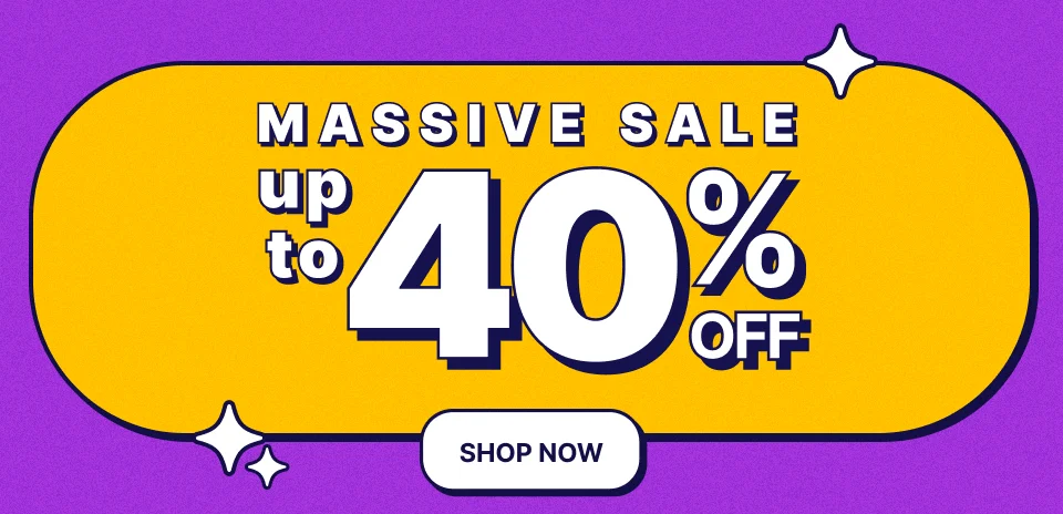Up to 40% Off Sitewide