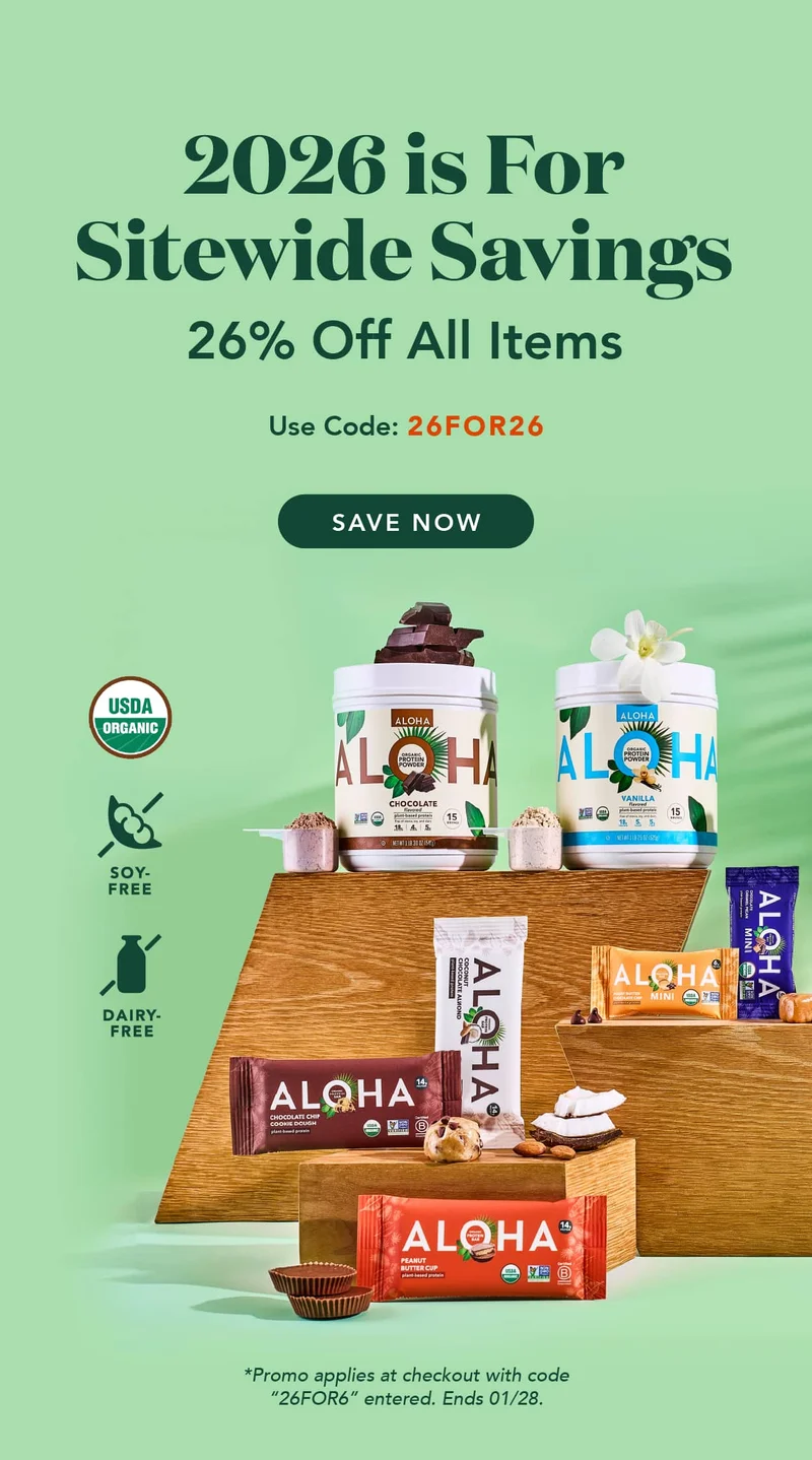 Get 26% off all items with code 26FOR26! Excludes Special Edition bars. Ends 1/28