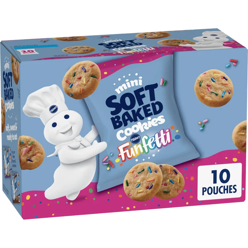 Image of Pillsbury Mini Soft Baked Cookies - Funfetti (10 CT)