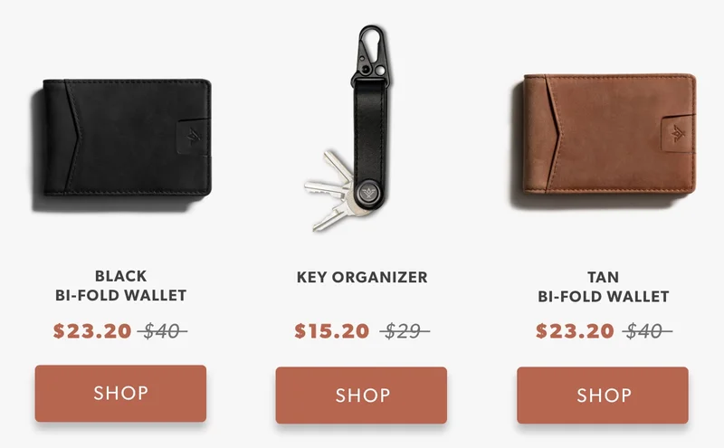 Shop Wallets and Keys