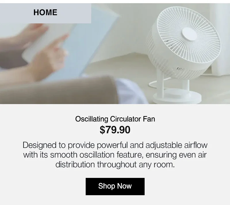 Shop Oscillating Circulator Fan
