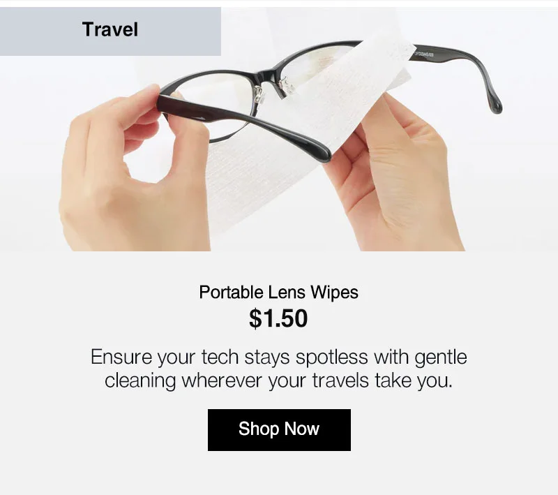Shop Portable Lens Wipes
