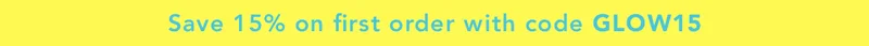 Save 15% on your first order with code discount code
