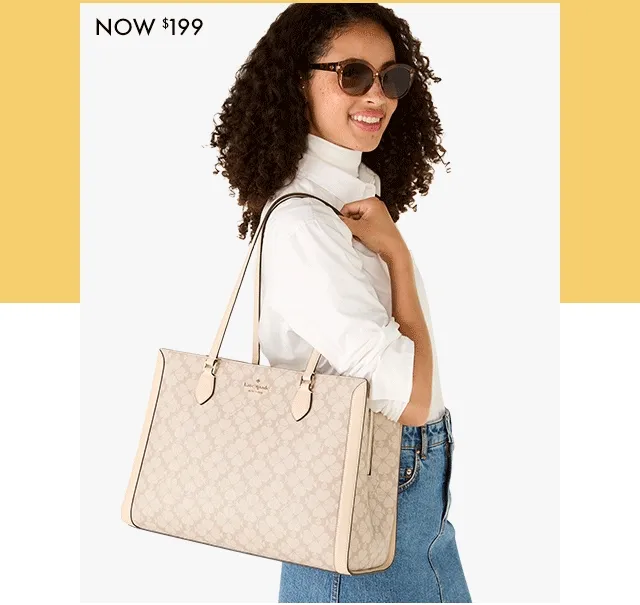 SIGNATURE SPADE FLOWER TOTE