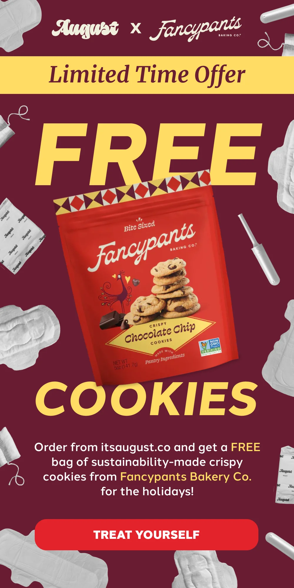 Get free cookies with the holidays