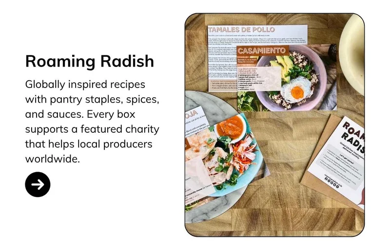Global Kitchen Inspiration Meal Kit Box • Roaming Radish